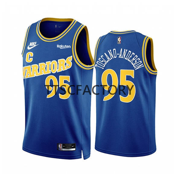 Golden State Warriors Trikot Juan Toscano-Anderson 95 Jordan 2022-23 Classic Edition Royal Swingman - Herren